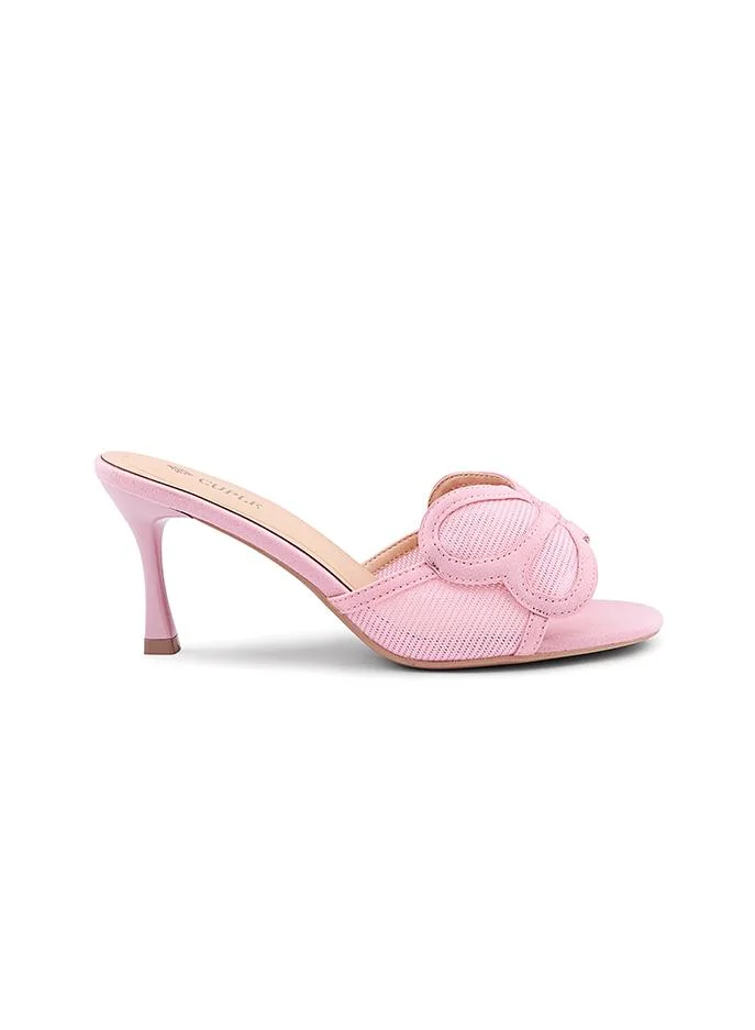 كابلي Cuple Mesh Bow Detail Heeled Sandals