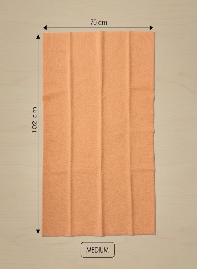BabyMoo Changeable Dry Sheet I Water-Resistant Bed Protector Sheet I Baby Water Proof Dry Sheet (1, Orange, Medium) - Image 3