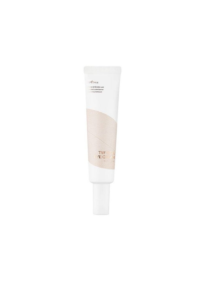 ISNTREE - Tw-Real Eye Cream Korean Eye Cream For Dark Circles, Bags Under Eyes 1.01 Fl. Oz. - Treatment Care - Reduce Fine Lines, Puffiness, Dryness - Dull Spots Under Eye - Image 1