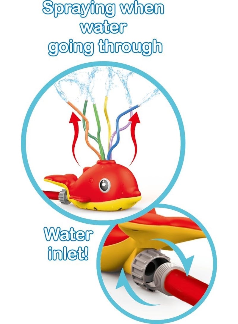New Boy Aqua Dolphin Splash Water Sprinkler Toy, Outdoor Garden Water Spray Toy for Kids, Fun Summer Backyard Water Play Toy, Perfect Beach and Pool Toy for Boys Girls Ages 3+ - 698135 - Image 5