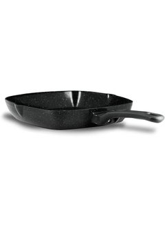Top Chef 16 Piece Cookware Set  (Pot 18-20-22-24-28 - Milkpot 16 - Tray 30 - Oblong Tray 30 - Frying Pan 26 - Grill 28) Black  - Image 4