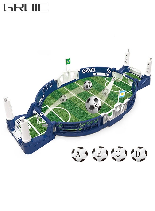 GROIC Foosball Games, Tabletop Football Soccer Pinball for Indoor Game Room, 2 Player Board Game, Table Top Foosball Desktop Soccer Game Sport Board Game for Adults Kids Family Game  - Image 1