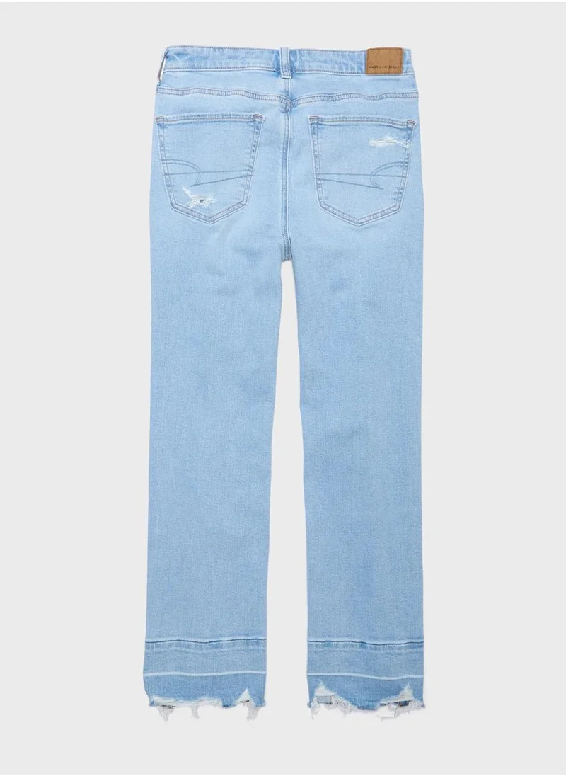 امريكان ايجل High Waist Bootcut Jeans