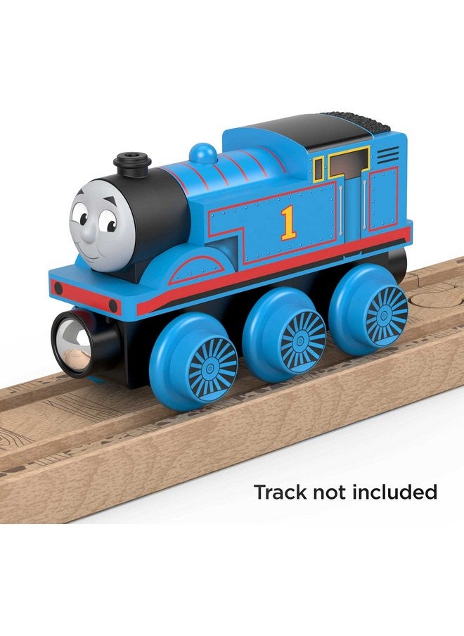 THOMAS & FRIENDS Wooden Railway Toy Train Thomas Push-Along Wood Engine For Toddlers & Preschool Kids Ages 2+ Years  - Image 4