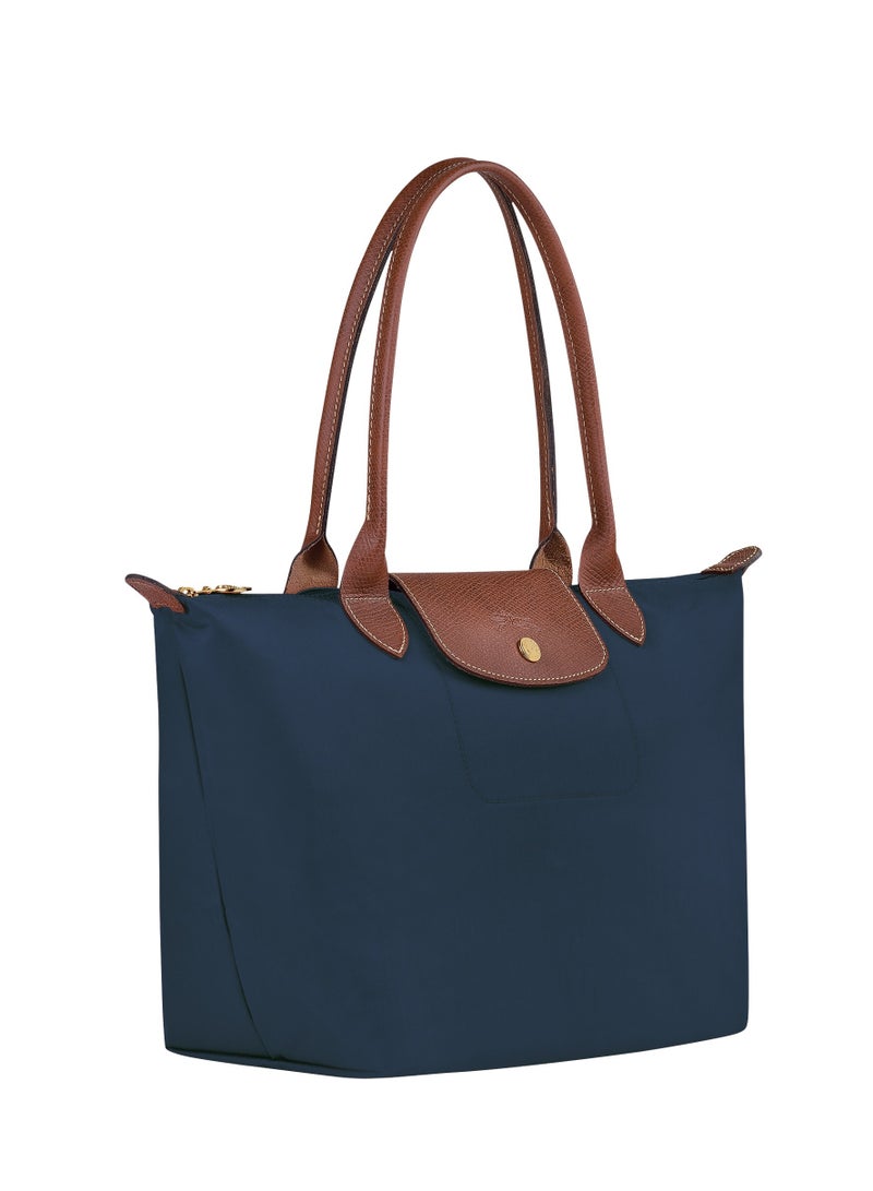 CHAMPS Short Handle Zipper Snap Closure Canvas and Leather Trimmed Tote Medium Women's - Image 2