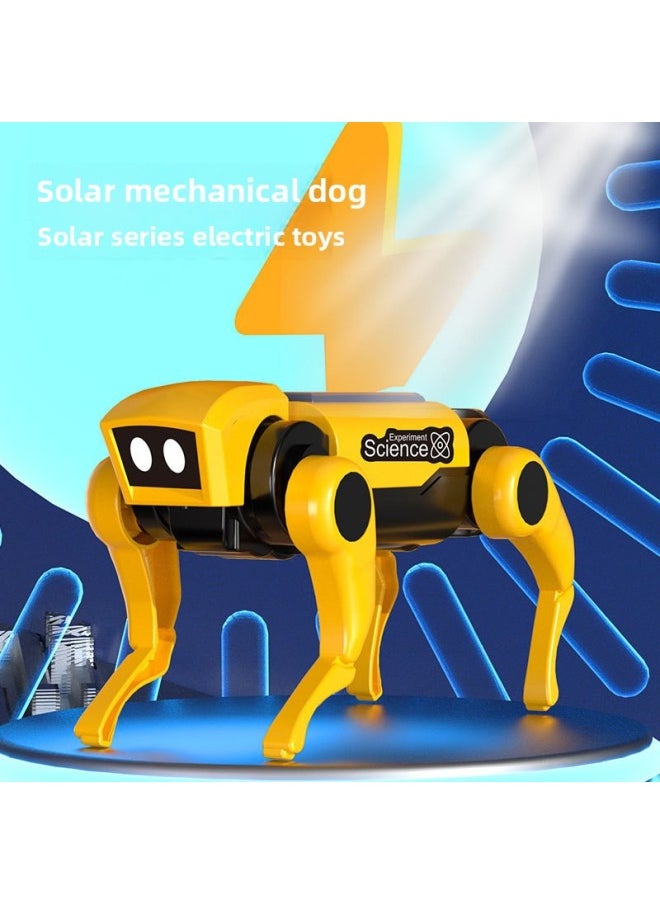 Science And Education Solar Robot Dog Manual Diy Assembled Scientific Experiment Toys Parent-child Interactive Robot Wholesale-Color:Solar Version (cat + Dog)  - Image 4