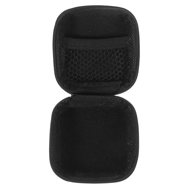EVA Material Portable Earphone Case Travel Organizer Pouch For Chargers Cords Black - Image 2