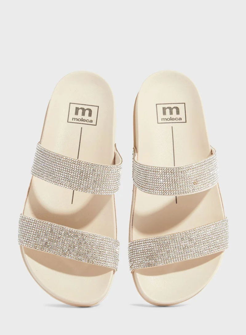 MOLECA Flat Sandals for Women – Stylish Ladies Flat Sandals & Comfortable Flat Slippers