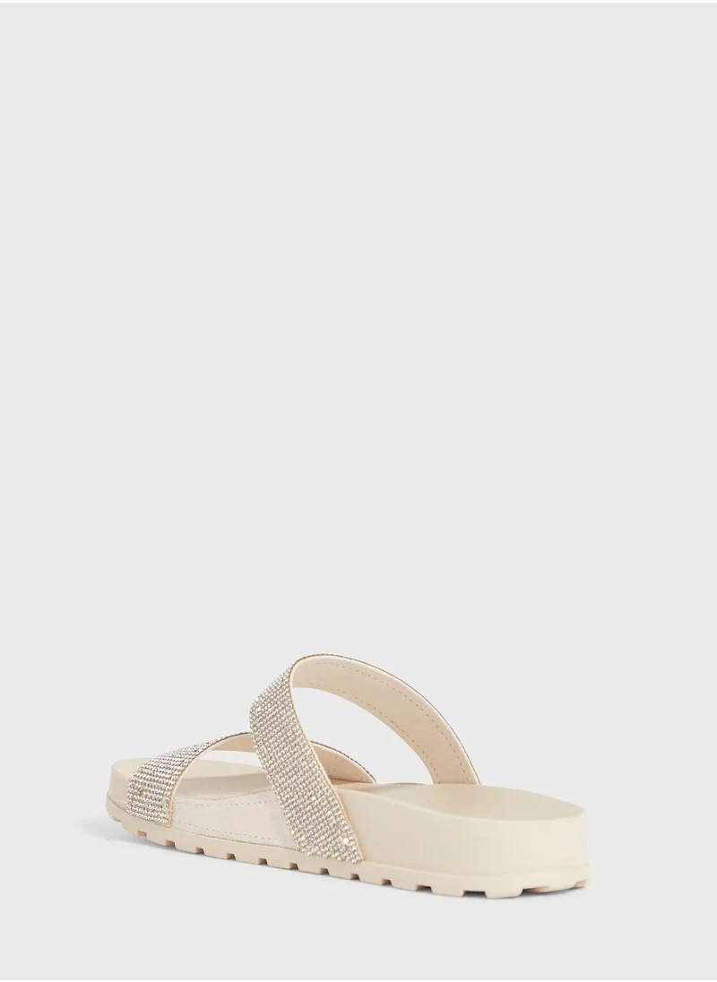 موليكا Ava Multi Strap Flat Sandals