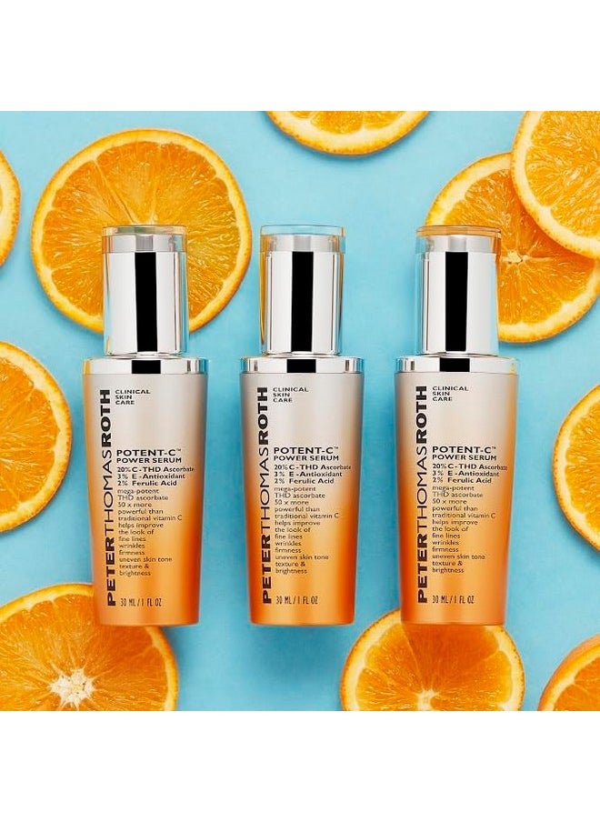 PETER THOMAS ROTH Peter Thomas Roth | Potent-C Power Serum | Brightening Vitamin C Serum for Fine Lines, Wrinkles, Uneven Skin Tone, Texture and Dehydrated Skin  - Image 3