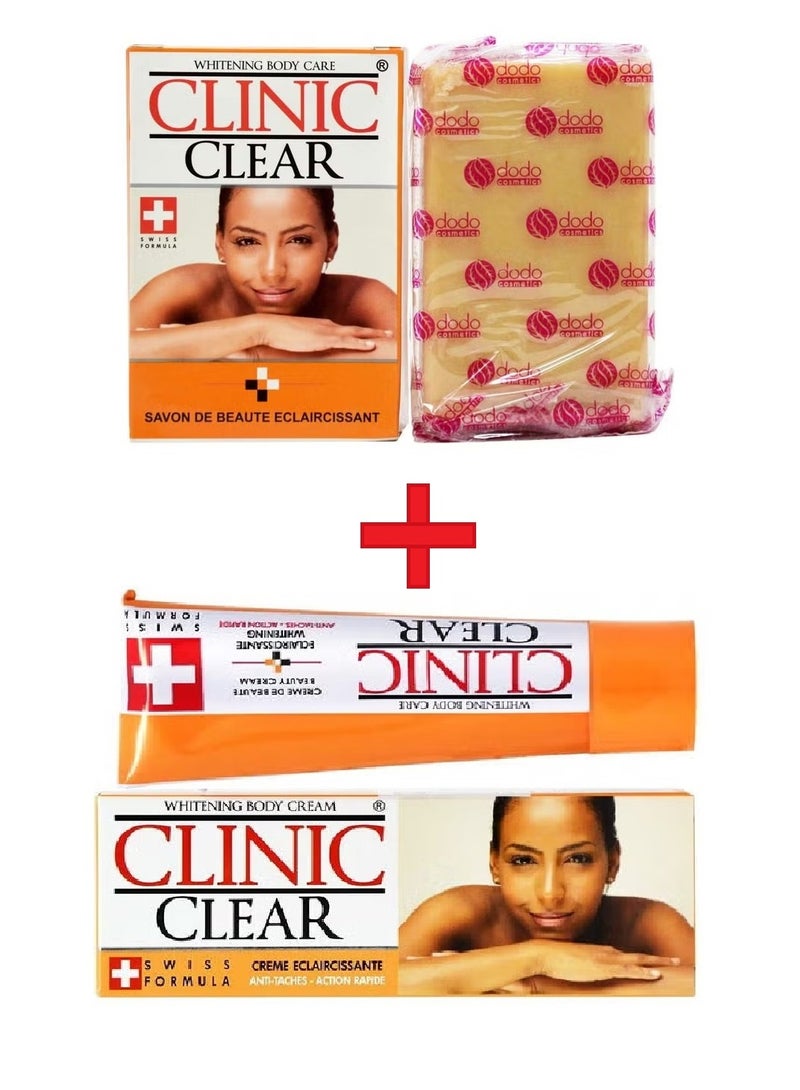 Set of Cream and Soap for Whitening Skin