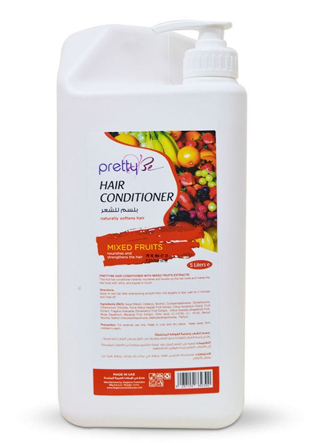 Pretty Be Naturally Softens Hair Conditioner with Mixed Fruits Extracts 5L  - Image 1