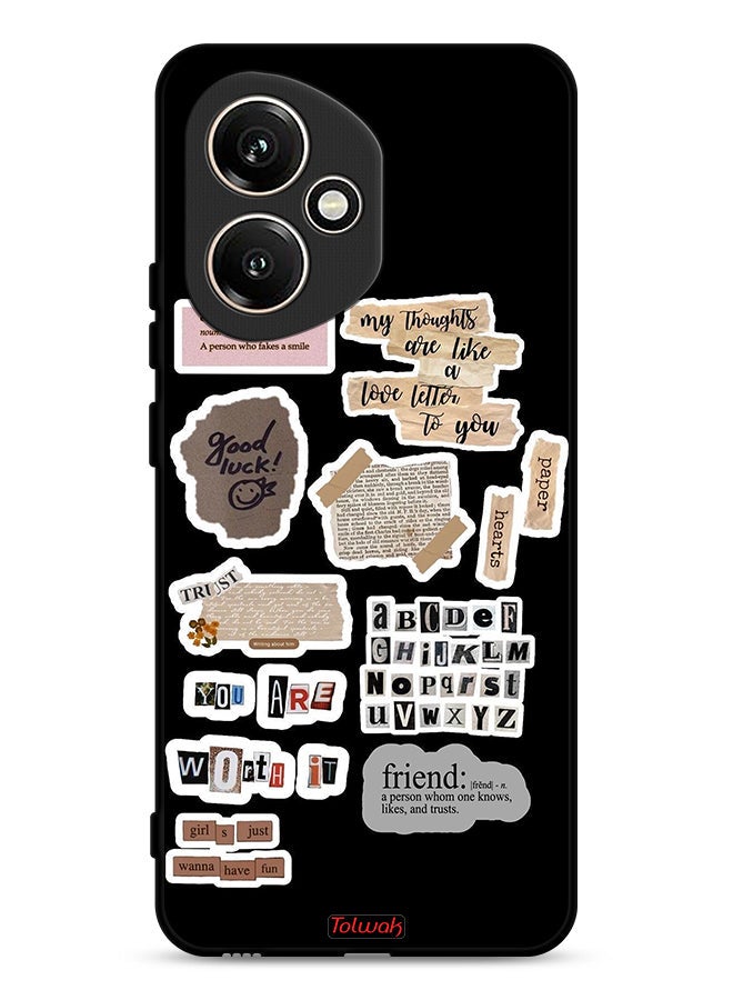 Tolwak Honor 400 Protective Case Cover Good Luck Quotes Stickers - Image 1
