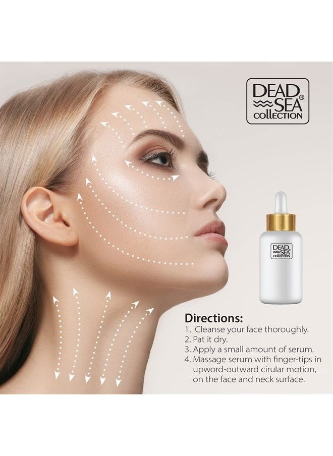 Dead Sea Collection - Collagen Serum for Facial - Anti-Wrinkle and Anti Aging Face Skin Care - Pack of 1 (1.01 fl.oz) - Image 1