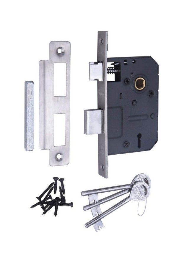 ATOM Atom Heavy Duty Mortise Door Lock for Bedroom, Living Room, Main Door, Brass Antique Finish | 3 Keys | 6 Lever Double Stage Lockset for House Hotel Office(MERCURYKY)  - Image 3