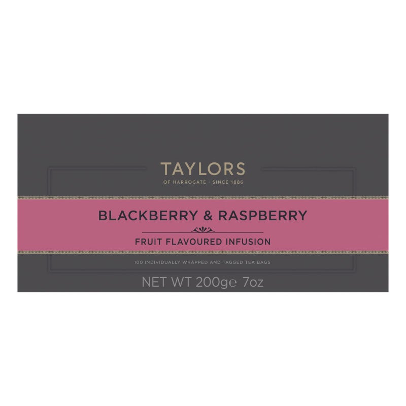 Taylors of Harrogate Blackberry & Raspberry Herbal Tea, 100 Count (Pack of 1) - Image 2