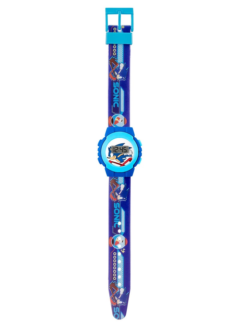 Sonic The Hedgehog Sega Sonic The Hedgehog Blue Digital Boys Watch - SNC4316 - Image 2