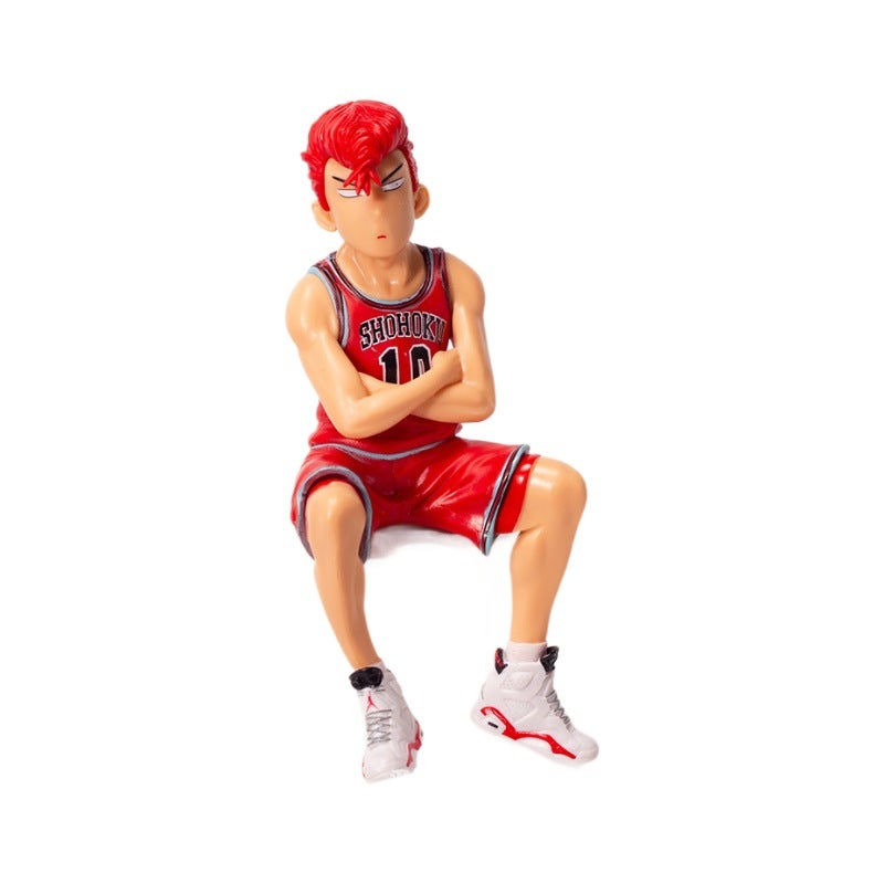 Slam Dunk Sakuragi & Rukawa Q-version Basketball PVC Figure - Image 5