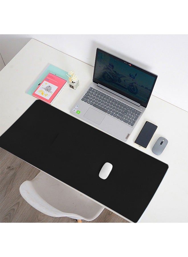 وسادة ماوس كبيرة مربعة الشكل للكمبيوتر المحمول، وسادة ماوس احترافية من الجلد للألعاب، وسادة متعددة الأغراض غير قابلة للانزلاق وقابلة للطي، يمكن استخدامها للمكتب واللعب ووسادة عازلة ووسادة قهوة/80 × - Image 1