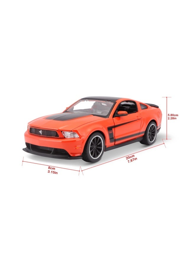 Maisto Ford Mustang Boss 302 Diecast Model Car (1:24, Orange) - Image 3