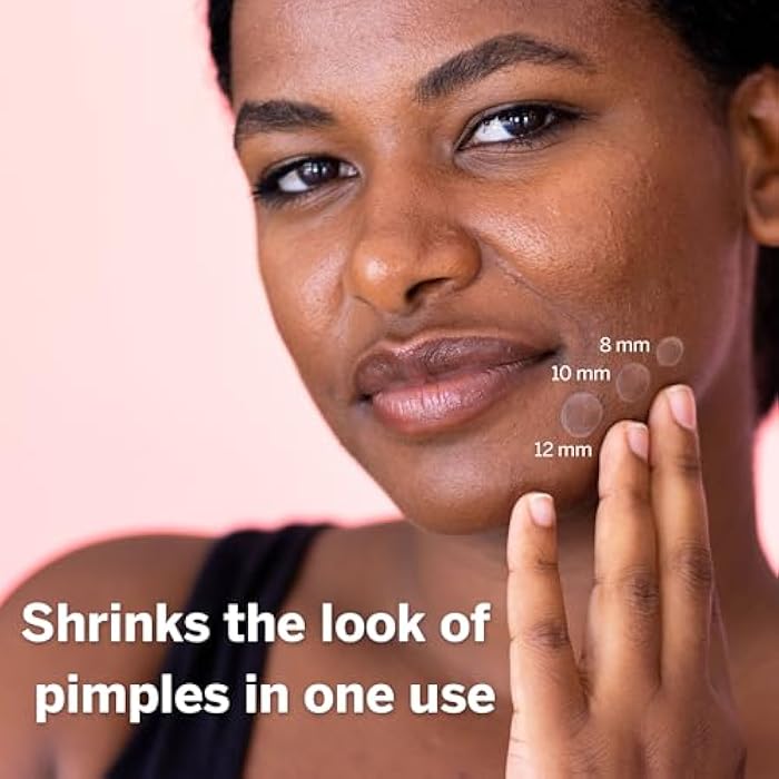 Dot Pimple & Zit Patches for Face – All-Natural Custom Triple-Action Formula Absorbs, Clears & Brightens Acne Spots with Hydrocolloid, Vitamin C, Tea Tree Oil & Salicylic Acid (8, 10, 12 mm, 76 ct) - Image 2