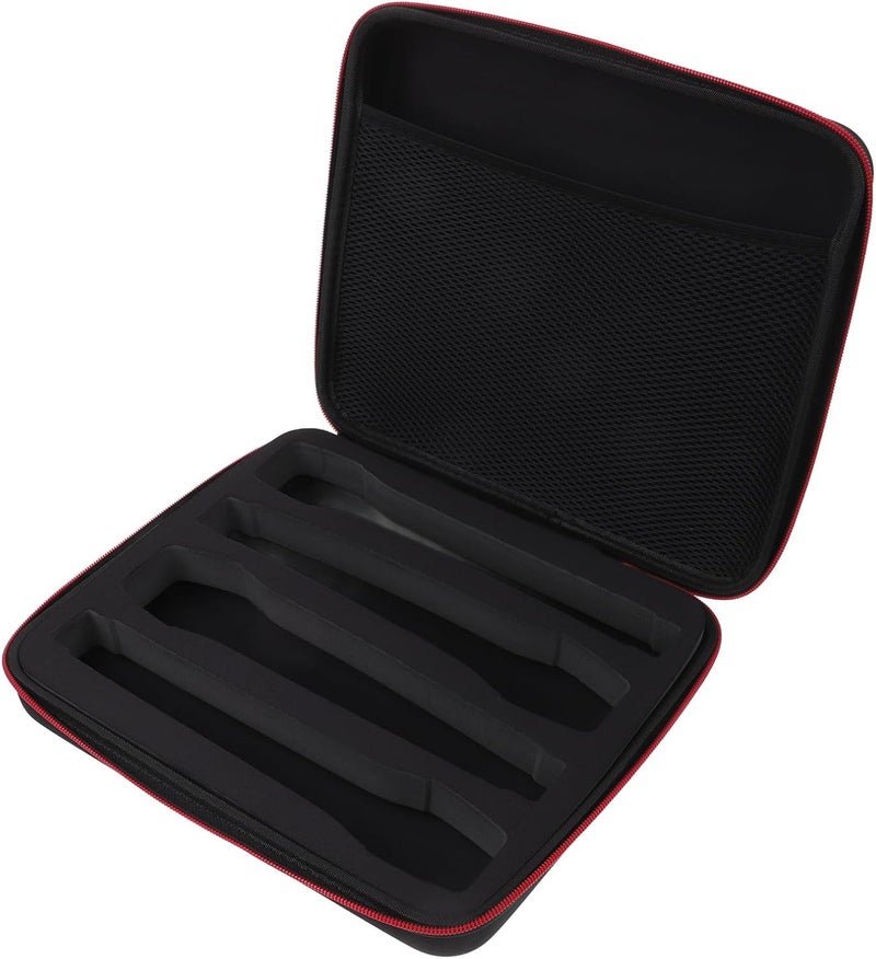 ULTECHNOVO Portable Handheld Microphone Storage Bag 4-slot Eva Protective Case 29x26x7cm Mic Carrying Case for Travel Karaoke and Outdoor Use - Image 1