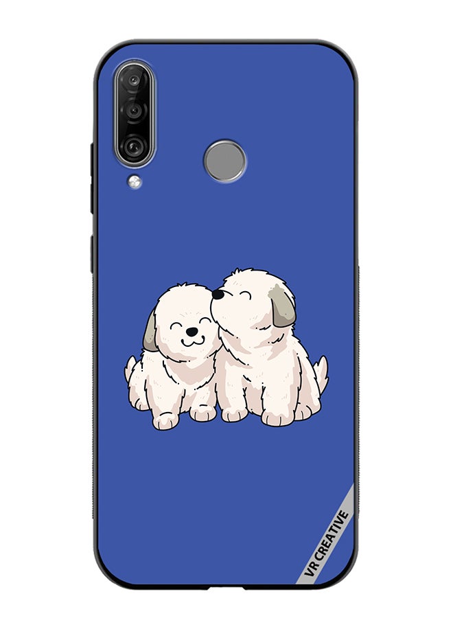 VR CREATIVE Protective Case Cover For Huawei P30 Lite Cute Puppies Design Multicolour - Image 1
