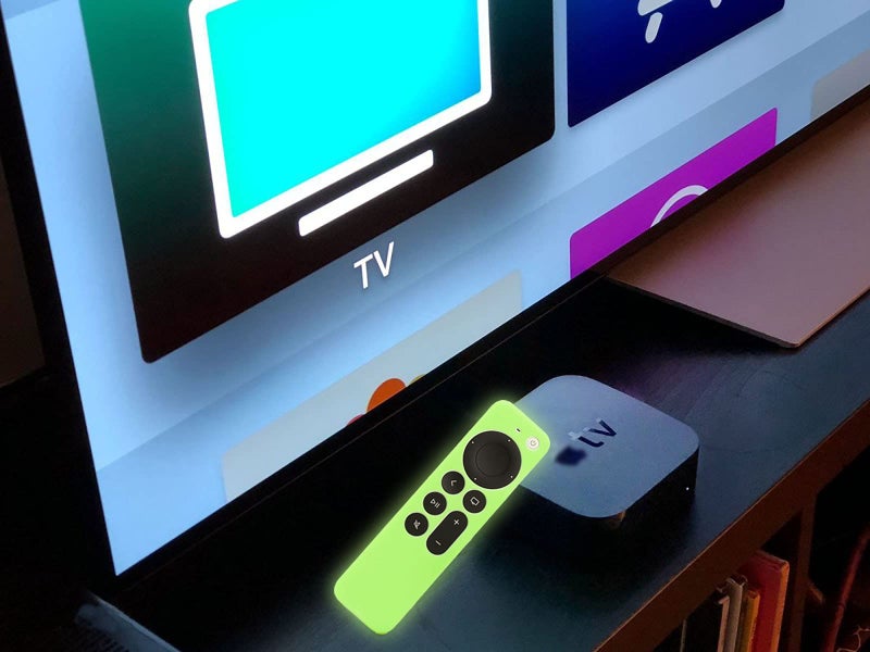 LEFXMOPHY Glow Green Remote Case Cover Replacement for New Apple 4k TV Siri 2nd 2021 Series 6 6th Generation/Siri 3rd 7 7th Gen 2022 Remote, Silicone Skin Glow in Dark with Lanyard - Image 4