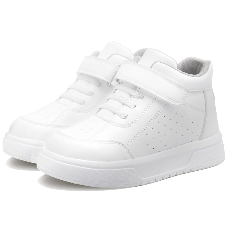 princepard Kids Orthopedic Shoes with Ankle and Arch SupportFashion Thick Sole Corrective Sneakers White 13 Little Kid - Image 2