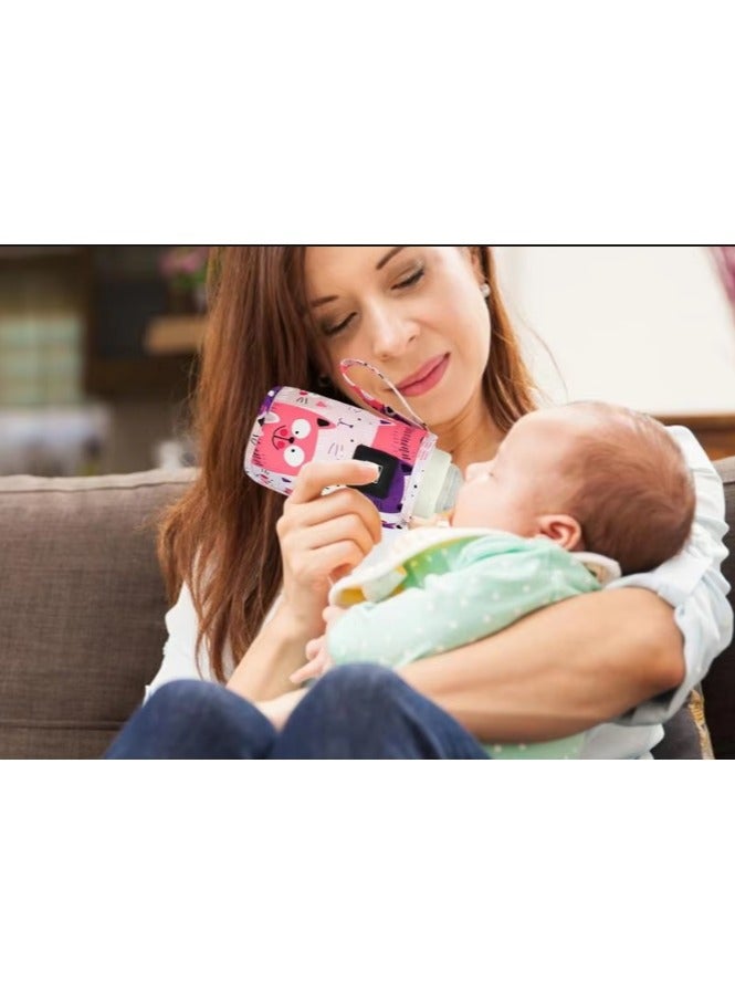 فيجن مدفأة زجاجة حليب الرضيع , دفاية حليب من القماش بثلاثة سرعات ,أمنة وسريعة بمدخل يو اس بي 29.5 ×14 سم ,أشكال  متعددة - Image 4