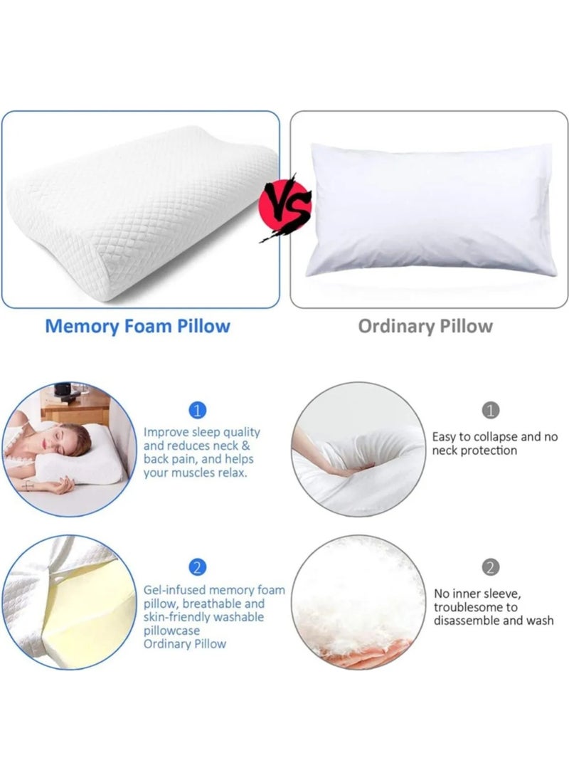 Visco Pillow Supported Orthopedic Pillow Visco Neck Pillow - pzsku/Z65E3831D107D3020C8A2Z/45/_/1728061581/524486bc-0915-4993-95e4-1a3e7a30fc06