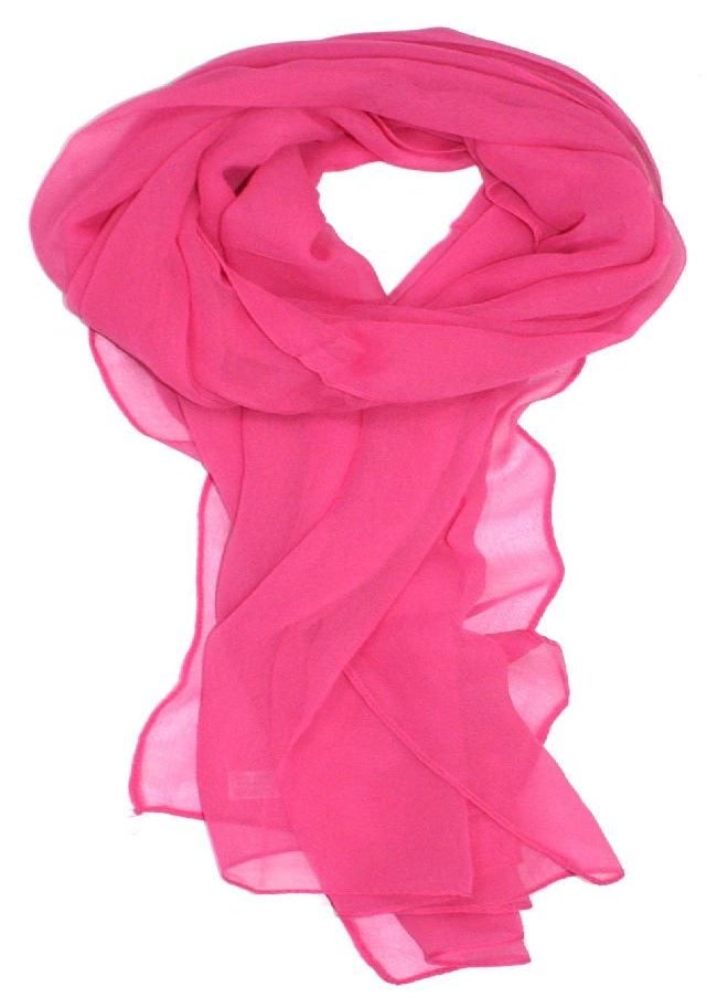 Ted and Jack - Ted and Jack - Solid Silk Lightweight Accent Scarf in Rose - Image 1
