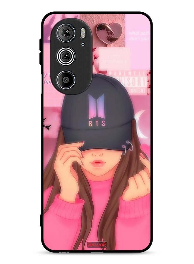 Tolwak Motorola Edge 30 Pro Protective Case Cover Cap Girl Snap - Image 1