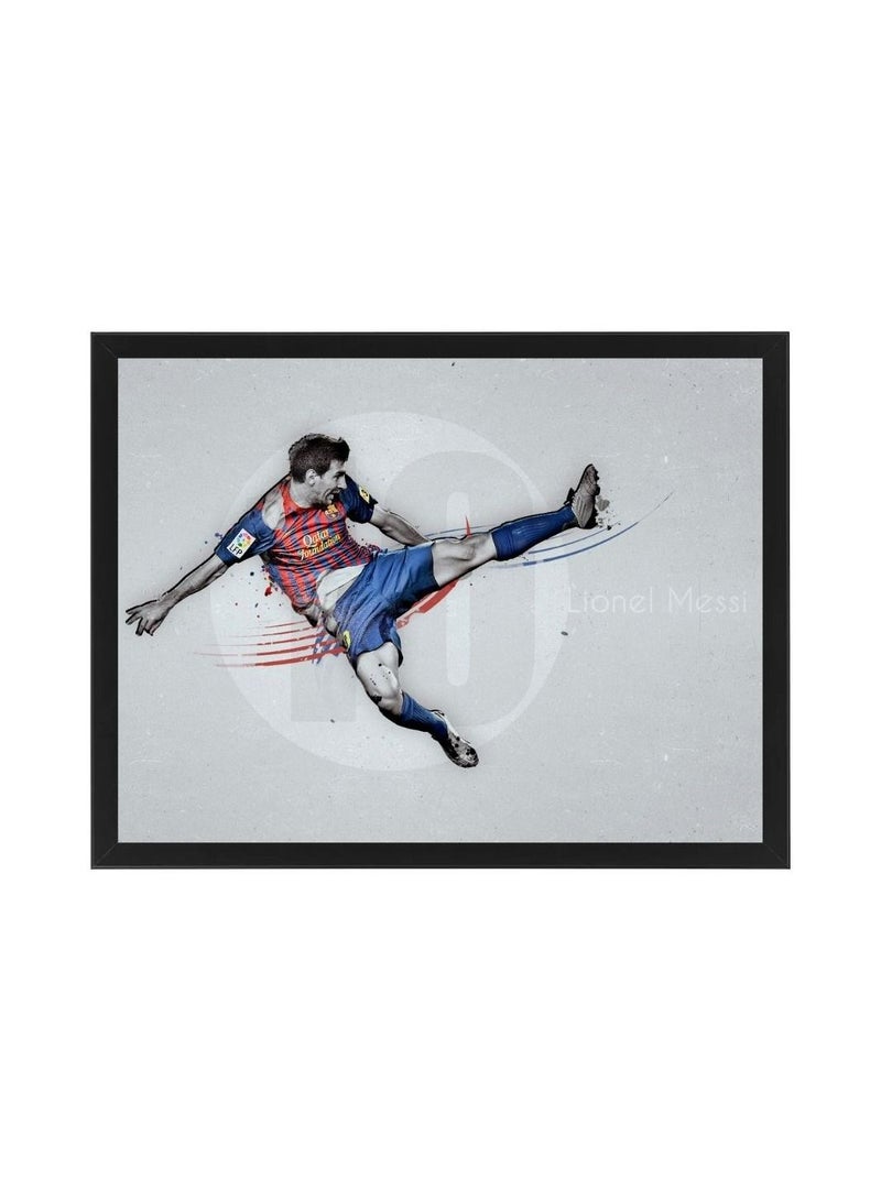 MEC Wallpaper Wall Art Poster Frame Football Player Lionel Messi 21X30 cm - Image 1