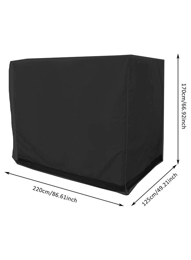 YULAN 3-Seater Windproof Outdoor Anti-UV Outdoor Garden Hammock Chair Cover  - Image 2