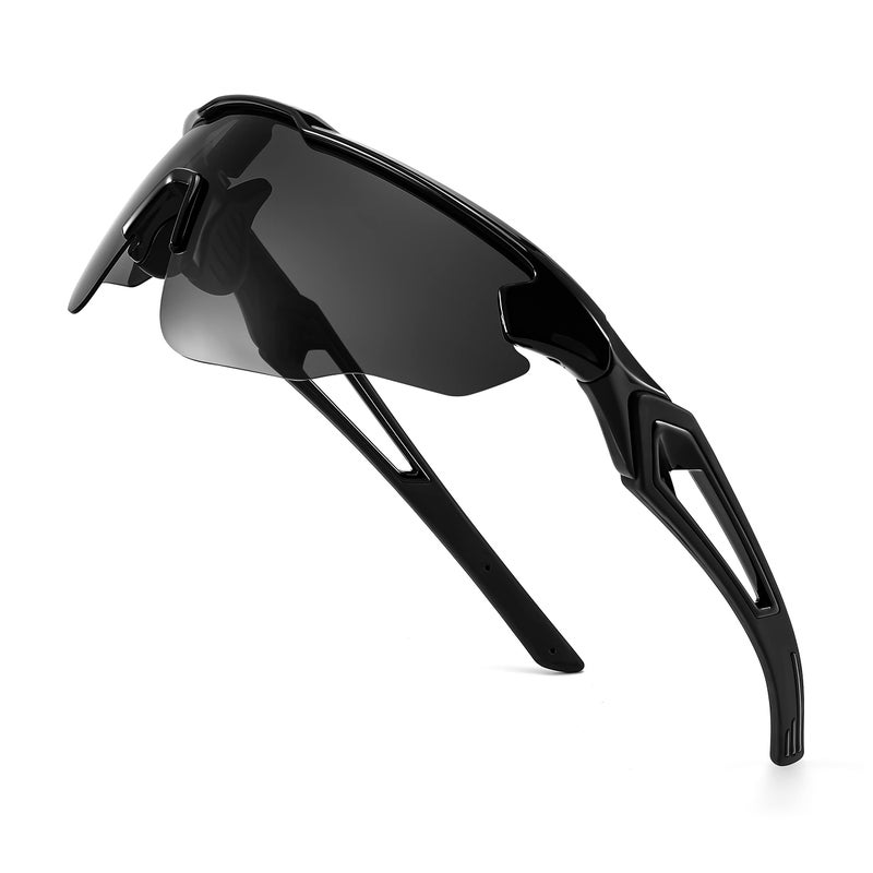 FEISEDY FEISEDY Youth Sport Polarized Sunglasses for 8-16 Cycling Running Driving Baseball Goggles Glasses B0011  - Image 1