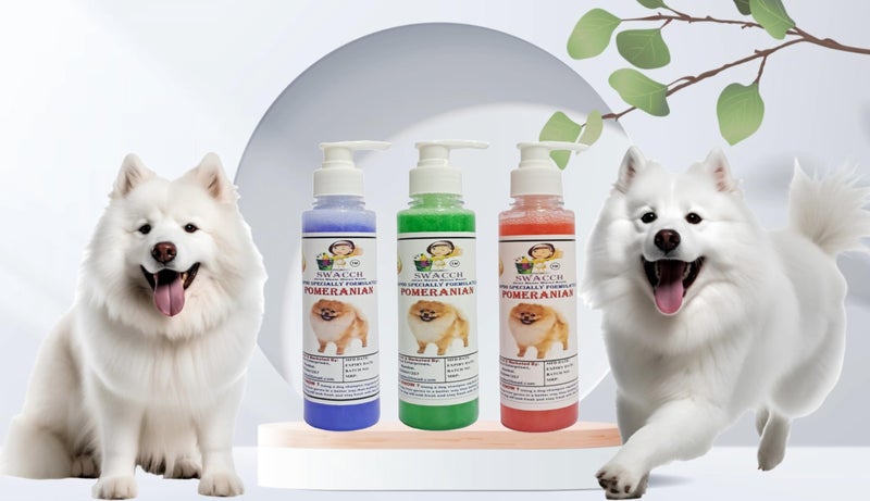 SWACCH Premium Shampoo for Pomeranian (200ML) (Combo Pack of 3) Lavender, NEEM ALOVERA & Jasmine - Image 2