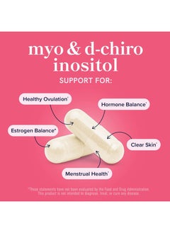 SMNutrition Myo-Inositol & D-Chiro Inositol for Hormone Balance for Women | Ovarian Health & Menstrual Cycle Support | Ideal 40:1 Ratio, Myoinositol 2000mg & D Chiro 50mg | Ovarian Support Vitamins | 120 Ct.  - Image 2