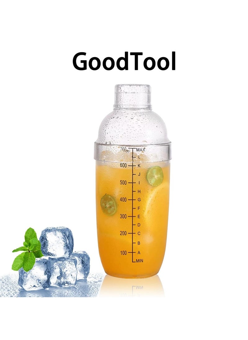 GoodTool Cocktail Shaker Built-in Honeycomb Filter Thickened Cup Wall Manual Cocktail Glass With Scale Professional Cocktail Tool  - Image 1