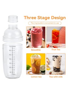 GoodTool Cocktail Shaker Built-in Honeycomb Filter Thickened Cup Wall Manual Cocktail Glass With Scale Professional Cocktail Tool  - Image 3