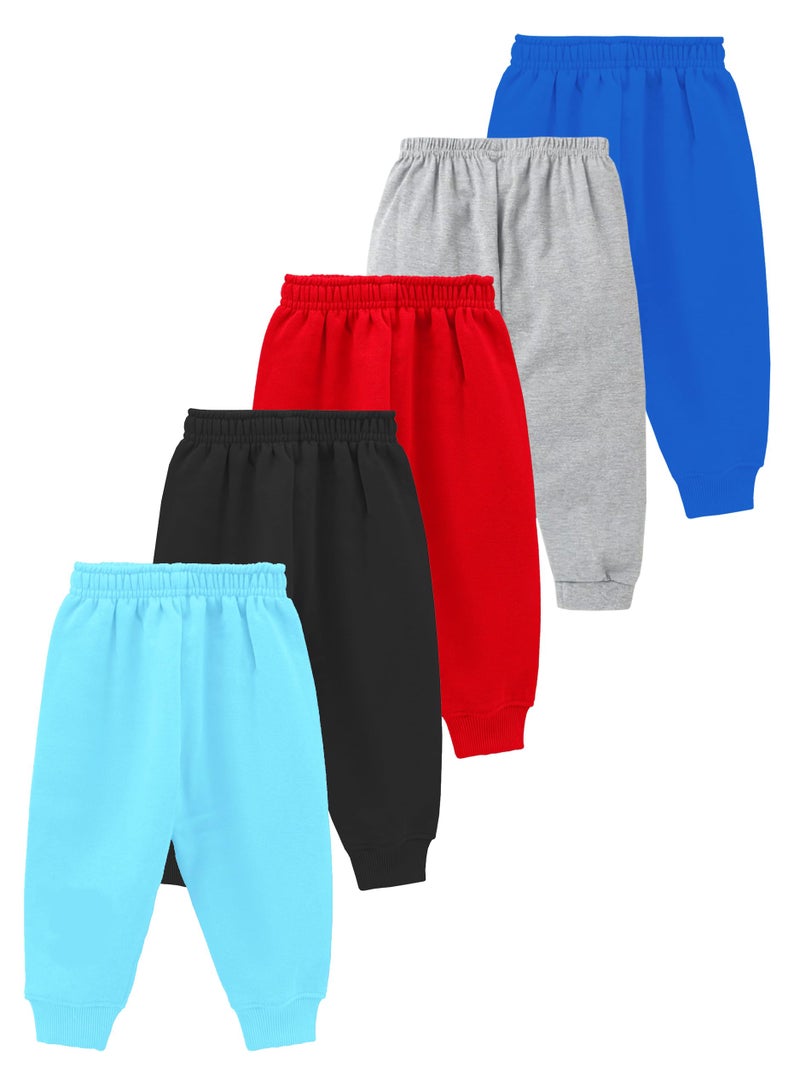 Kuchipoo Cotton Blend Regular Fit Baby Boys and Baby Girls Pyjamas - Pack of 5 (Multicolor, 6-7 Years, PAJ-148) - Image 2