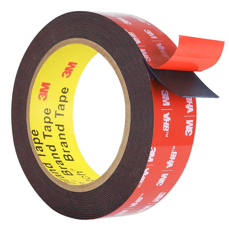 HitLights Double Sided Tape Heavy Duty, Adhesive Mounting Tape Waterproof, 16.4 FT x 0.94 IN, Strong Foam Tape for Walls, Automotive, Home Office Decor, Made of 3M VHB Tape (Pack of 1) - Image 1