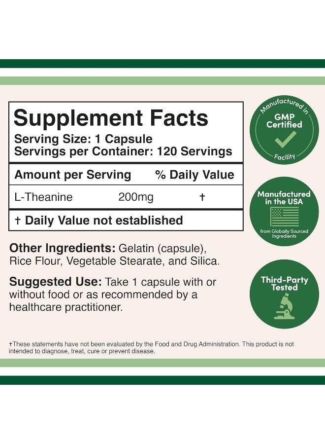 دبل وود إل-ثيانين 200 ملغ، 120 كبسولة - Image 2