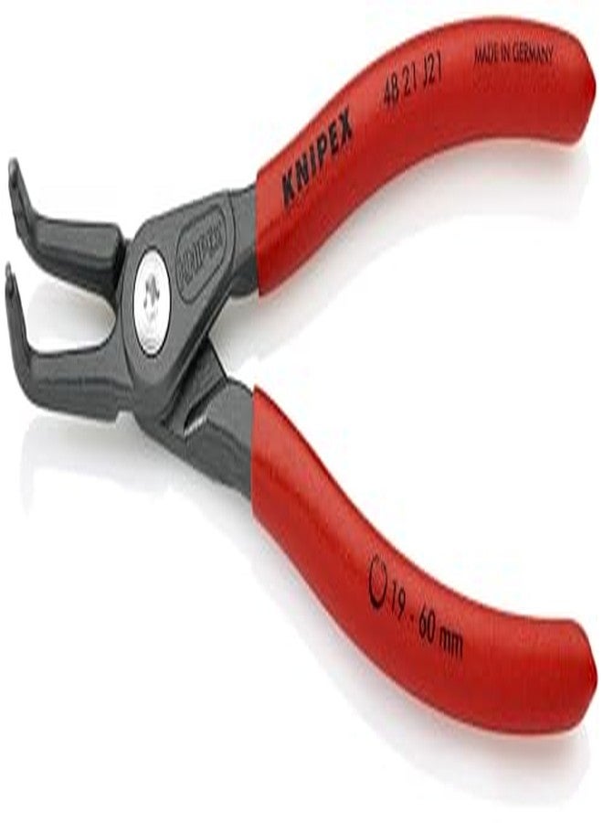 KNIPEX - 48 21 J21 Tools - Precision Circlip Pliers, Internal, 90 Degree Angled, 3/4"-2 3/64" Bore Dia. (4821J21) - Image 4