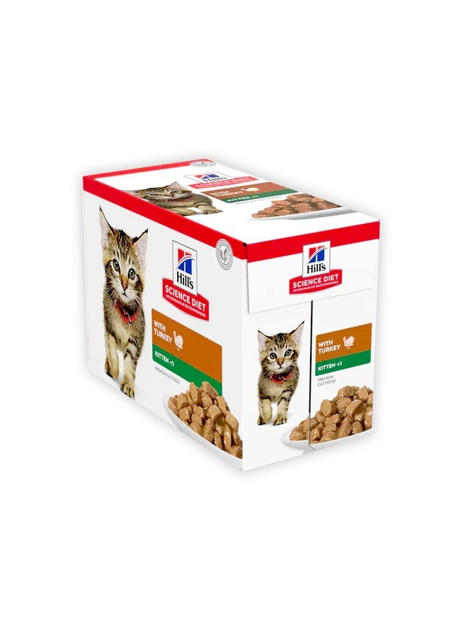 Hill's Science Plan Kitten Turkey We Food - 85G (Pack Of 12) - Image 1