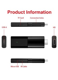 TIGER Android TV FHD Streaming Stick with Remote & Voice Control – Google TV & Google Assistant Supported Full HD TV Dongle – Smart Android TV Box for YouTube, Netflix, Prime Video & More – HDMI Plug & Play TV Stick for Any Display  - Image 2