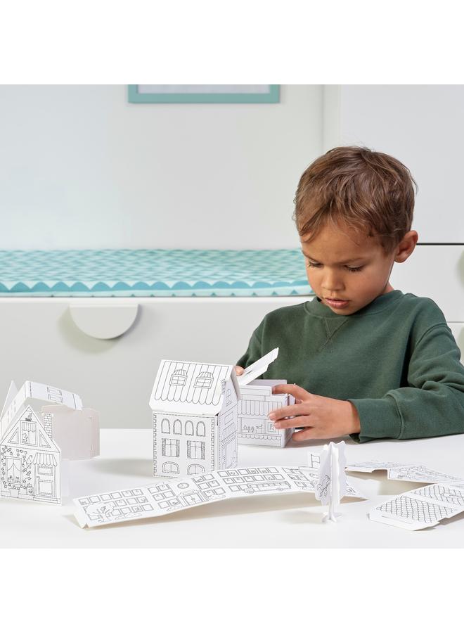 erorex 10-Pc Cardboard Town Template Set - Image 4