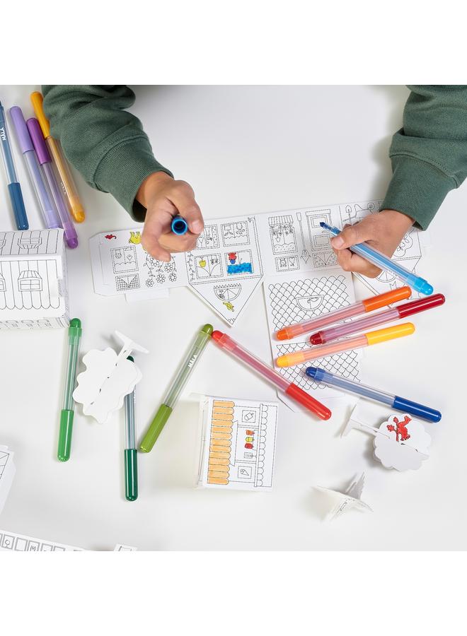 erorex 10-Pc Cardboard Town Template Set - Image 3