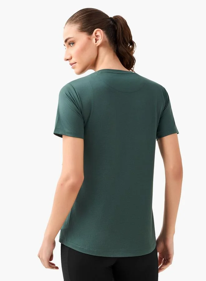 Splash Active Green Women Soft Touch T-shirt for Women | Best Price UAE