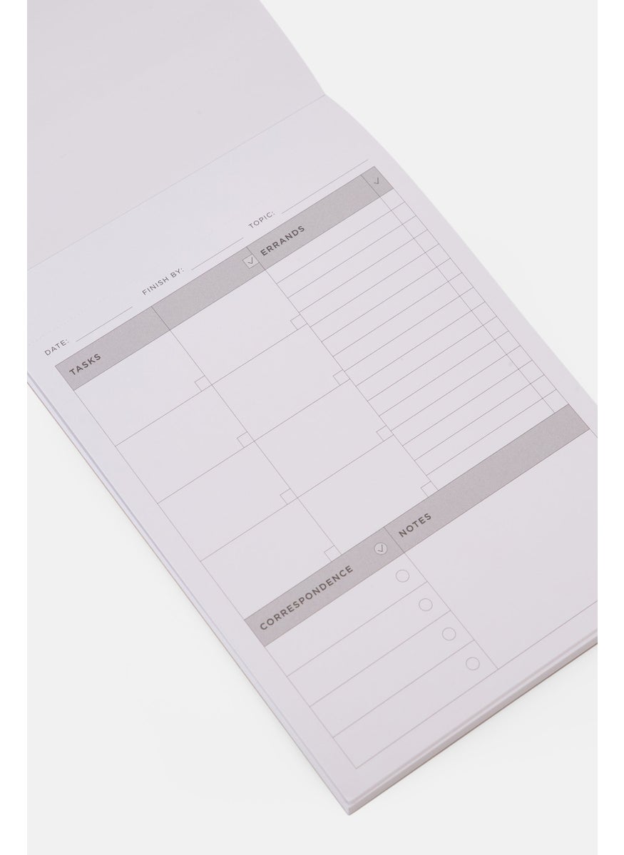 Muy Mucho To Do List Note Pad, Off White  - Image 3
